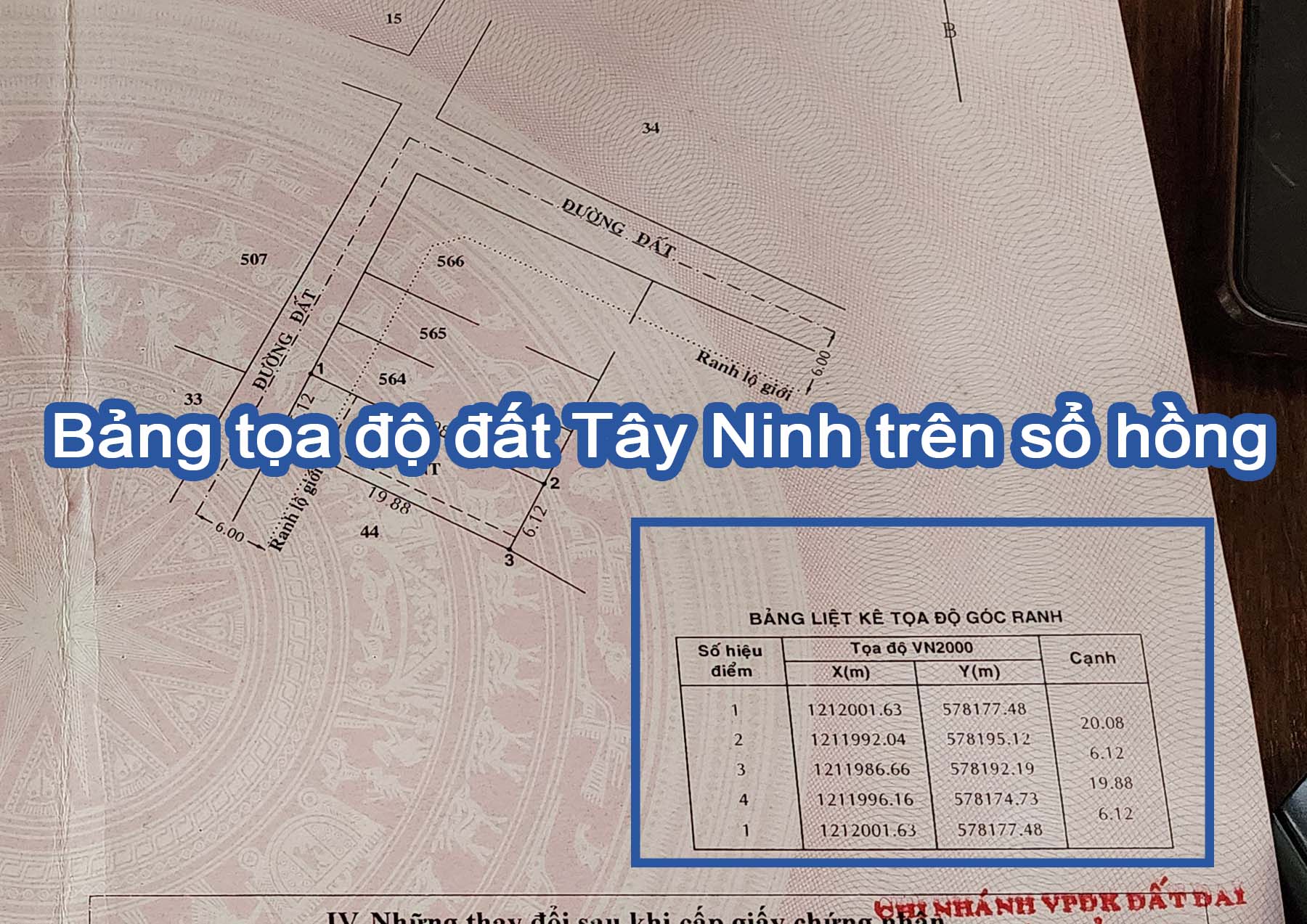 Bảng tọa độ địa ch&iacute;nh đất T&acirc;y Ninh in tr&ecirc;n sổ hồng.jpg (339 KB)